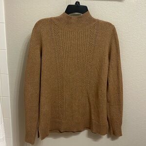 Old Navy Brown Mock Neck Sweater